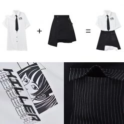 Juwas Cool Hiller Shoulder Cut Skirt Dress Shirt NEW ARRIVAL