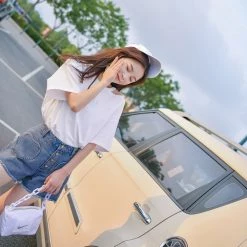 Juwas Heart Pocket Denim Shorts NEW ARRIVAL