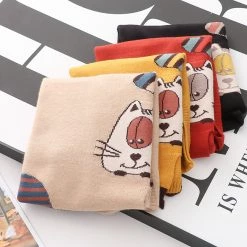 Juwas College Style Kitty Embroidery Vest CLOTHING