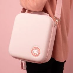 Juwas Kawaii Plug Bunny Pink Nintendo Switch Full Protective Storage Bag
