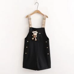 Juwas Cow Dangles Short Overalls
