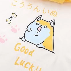 Juwas NEW ARRIVAL Japanese Shocked Corgi Graphic T-shirt