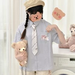 Juwas Bunny N’ Bear Polo And Khaki Shorts