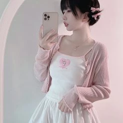 Juwas Animal Embroidery Tops