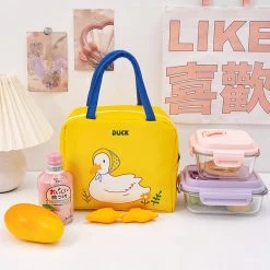 Juwas Yellow Mrs Duck Mini Lunch Bag NEW ARRIVAL