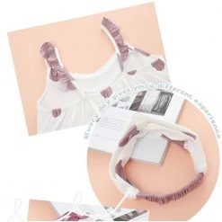 Juwas Kawaii Lavender Polka Dots Sleepwear Set