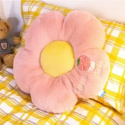 Juwas NEW ARRIVAL Kawaii Pastel Flowers Soft Chair Cushion