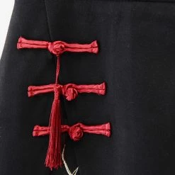 Juwas Japanese Lace Suspender Mini Skirt