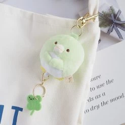 Juwas NEW ARRIVAL Cute Cartoon Animal Plush Keychain