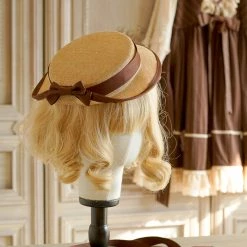 Juwas Vintage Bowknot Billycock Hat