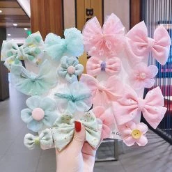 Juwas Flower Bowknot Hair Clips Set NEW ARRIVAL