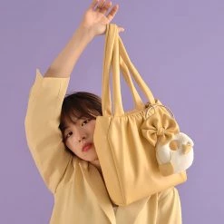 Juwas Bow Knot Goose Tote Bag