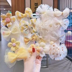 Juwas Flower Bowknot Hair Clips Set NEW ARRIVAL