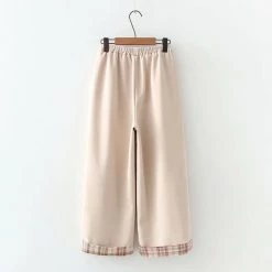 Juwas Japanese Basic Chic Casual Wide-Leg Square Pants NEW ARRIVAL