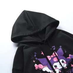 Juwas Pastel Goth Kuromi Hoodie CLOTHING