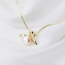 Juwas Love Angel Wings Pearl Silver Necklace NEW ARRIVAL