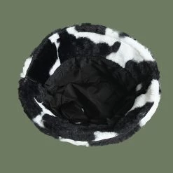 Juwas Cow Pattern Bucket Hat CLOTHING