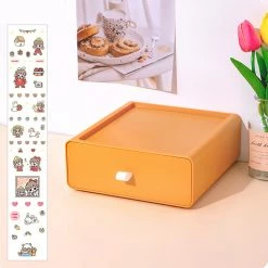 Juwas Kawaii Color Block Rectangle Mini Drawer NEW ARRIVAL