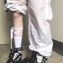 Juwas NEW ARRIVAL Classic Lace Up Tie High Ankle Socks