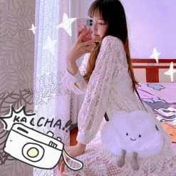 Juwas NEW ARRIVAL White Cloud Crossbody Bag