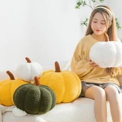 Juwas Pumpkin Shaped Throw Pillow