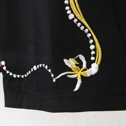 Juwas CLOTHING Gothic Japanese Double Pleated Mini Skirt