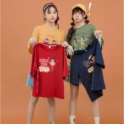 Juwas Kawaii Chinese Cartoon Graphic Tees NEW ARRIVAL