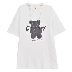 Juwas Punk Creepy Black N White T-Shirt 19 Juwas Punk Creepy Black N White T-Shirt