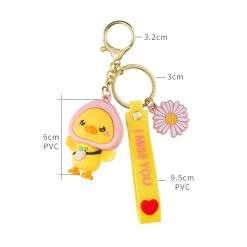 Juwas Little Duckling Wristlet Keychain NEW ARRIVAL