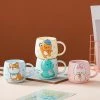 Juwas Cute Animal Ceramics Mug