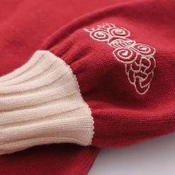 Juwas Vintage Bird Embroidery Warm Sweater