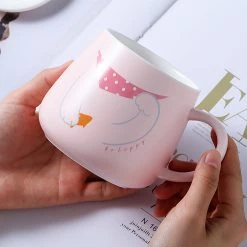 Juwas Animal Corgi Bear Kitty Ceramics Coffee Mug