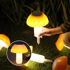Juwas Solar Powered Mushroom Garden Lamp NEW ARRIVAL