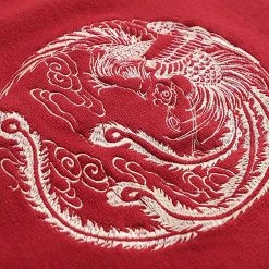 Juwas Vintage Bird Embroidery Warm Sweater