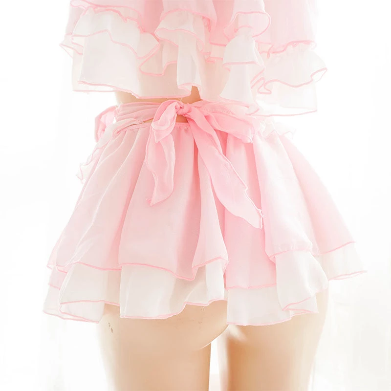 Juwas.com Online Store NEW ARRIVAL Sexy Chiffon Cat Ear Cosplay Uniform Suit Skirt 7 Juwas.com Online Store NEW ARRIVAL Sexy Chiffon Cat Ear Cosplay Uniform Suit Skirt