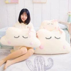 Juwas NEW ARRIVAL Sleeping And Happy Cloud Plush Pillow