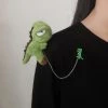 Juwas Cute Dinosaur Brooch Pin