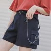 Juwas NEW ARRIVAL Punky Heart Chain Skater Shorts
