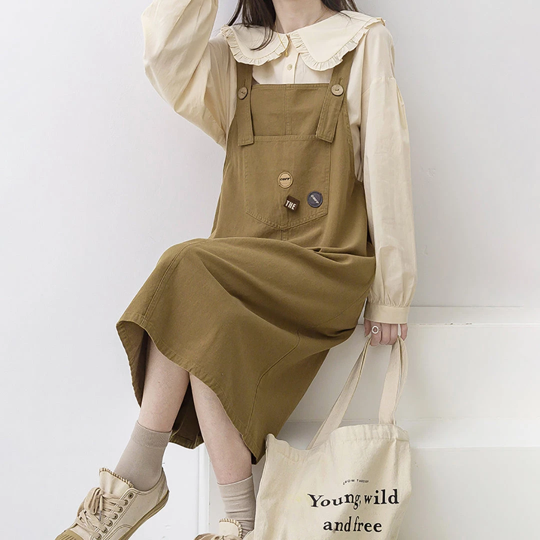 Juwas NEW ARRIVAL Doll Collar Long Sleeve Loose Shirt 7 Juwas NEW ARRIVAL Doll Collar Long Sleeve Loose Shirt