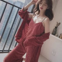 Juwas.com Online Store NEW ARRIVAL Sexy Cotton Long Sleeve Pajamas Set 12 Juwas.com Online Store NEW ARRIVAL Sexy Cotton Long Sleeve Pajamas Set