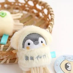 Juwas Cute Baby Squid Penguin Keychain