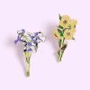 Juwas NEW ARRIVAL Sunflower Irises Pin