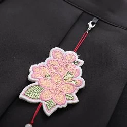 Juwas Flowers Embroidery T-Shirt Skirt Set CLOTHING