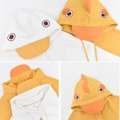 Juwas.com Online Store Sweet Korean Duck Loose Hoodie Matching Best Friends