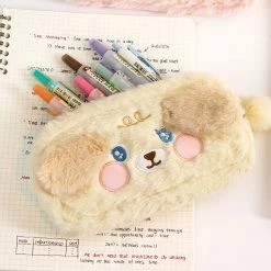 Juwas Fuzzy Animal Pencil Case ACCESSORIES