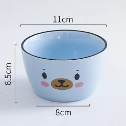 Juwas NEW ARRIVAL Cartoon Animal Print Ceramics Bowl