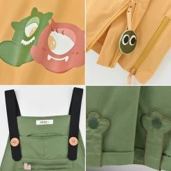 Juwas Monster Emoji Overalls And Shirt NEW ARRIVAL