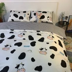 Juwas Adorable Cows Printed Queen Beddings Set NEW ARRIVAL
