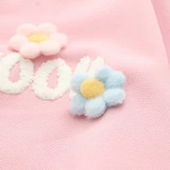 Juwas Letter Embroidery Sweatshirt With Crossbody Bag