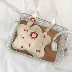 Juwas Toast Tomato Star Plush Crossbody Bag HOME&LIFESTYLE